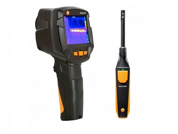 Комплект тепловизора Testo 872 и смарт-зонда термогигрометра Testo 605i