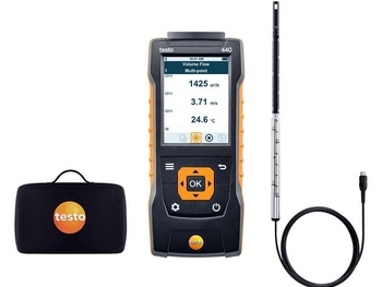 Testo 440. Комплект с зондом с обогреваемой струной и кейсом